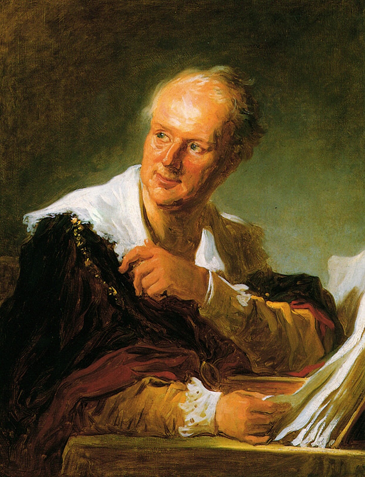Fragonard, portrait de Diderot